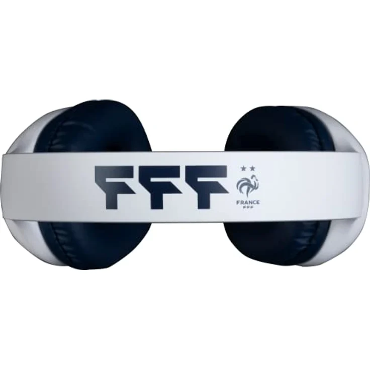 Konix FFF Wireless Gaming Headset für PC, Smartphones und Tablets, integriertes Mikrofon, Bluetooth-Verbindung, Weiß und Marineblau – Bild 4