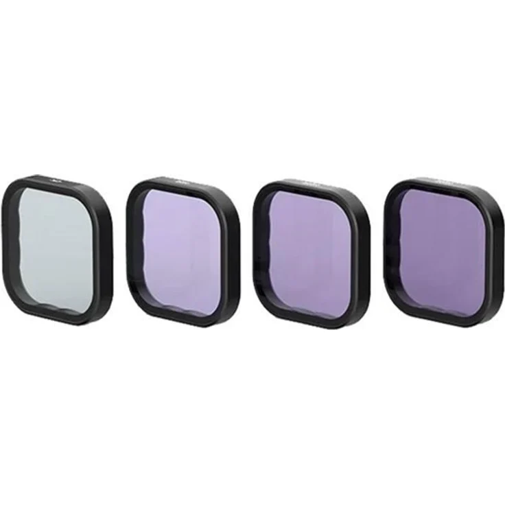 TELESIN Hero 13 ND+CPL Filterset S5-FLT-13-TGP, 4-teilig mit ND8, ND16, ND32 und CPL, präzise CNC-Aluminium-Halterungen, Corning Glas, für GoPro Hero 13 Black