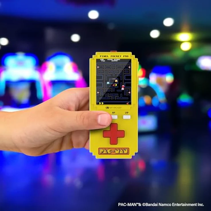 My Arcade Pixel Pocket Pro Pac-Man, Tragbare Spielkonsole, 5,08 cm (2), Gelb, Schwarz – Bild 2