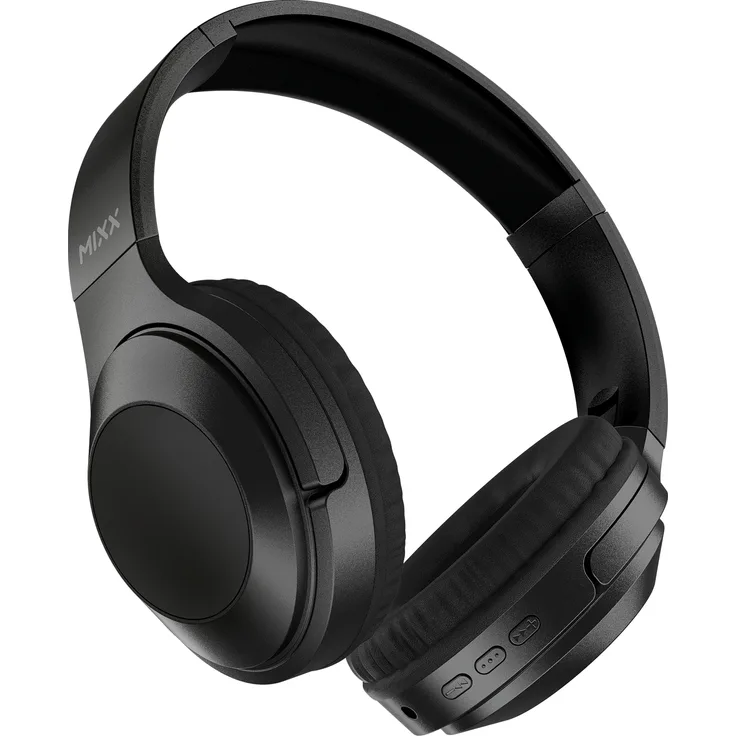 Mixx Kopfhörer C1 Over-Ear Wireless, bis zu 15 Stunden Akkulaufzeit, Freisprechfunktion, schwarz