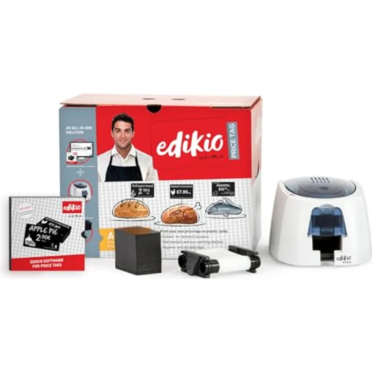 Evolis Edikio Access Price Tag solution einseitig 12 Punkte/mm 300dpi - Drucker - 300 d (300 dpi), Etikettendrucker – Bild 5