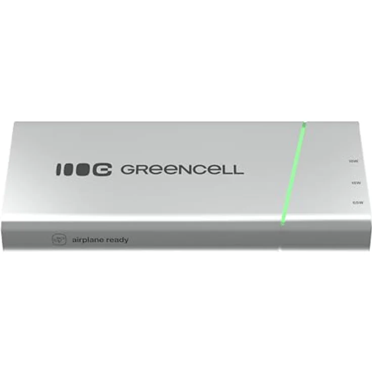 Greencell PowerPlay Pro, Powerbank 20800mAh 65W mit 2x USB-C PD und 1x USB-A, Schnellladung für MacBook, iPhone 16/15/14 Pro Max, airline approved, ideal für Reisen – Bild 5