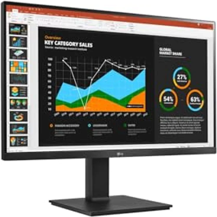 LG 27BQ75QB-B, 27" IPS Monitor, 2560 x 1440 QHD, 75Hz, USB Type-C™, ergonomisch verstellbar, mit integrierten Lautsprechern – Bild 3