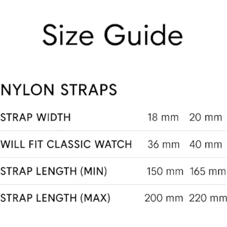 Daniel Wellington NATO-Uhrenarmband für Damen, 18 mm, Nylon mit Edelstahl-Öse in Silberfarben – Bild 4