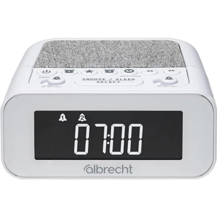 Albrecht DR 451 DAB+/UKW Radiowecker mit Musik-Streaming, Dual-Alarm und ASA Warnsystem – Bild 1