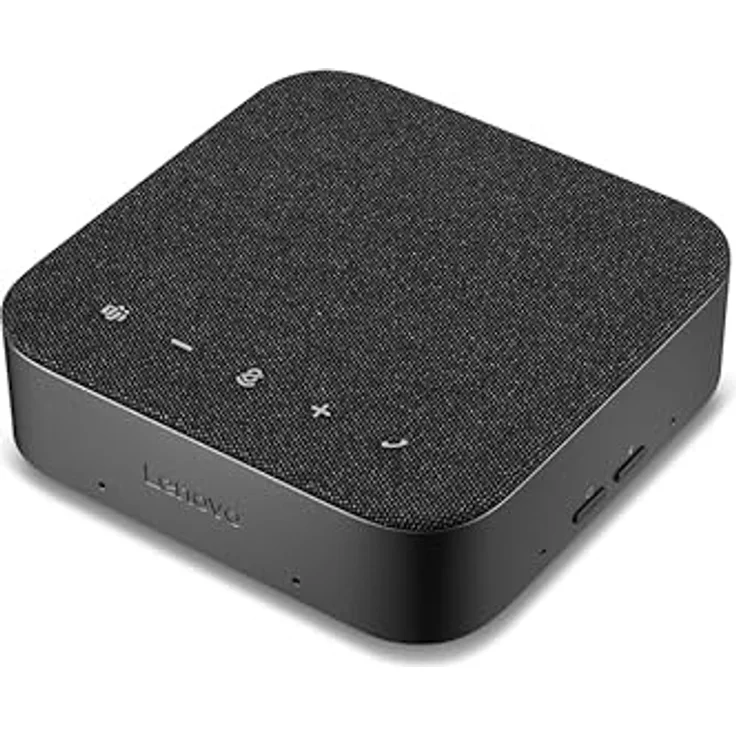 Lenovo Wireless Speakerphone 6000, Bluetooth-Lautsprecher mit 81 dB Empfindlichkeit, Schwarz – Bild 1