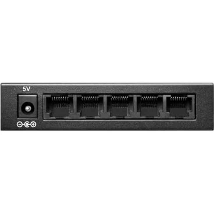 LogiLink Professional 5-Port Gigabit Desktop Netzwerk Switch, Metallgehäuse, lüfterloses Design, geringer Stromverbrauch – Bild 3