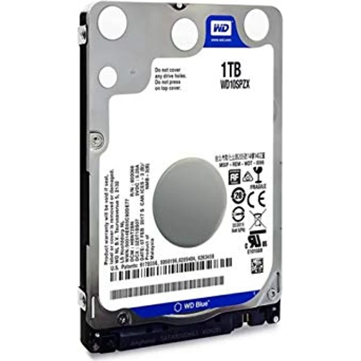 WD Blue WD10SPZX - Festplatte - 1 TB - intern - 2.5 Zoll (6.4 cm) - SATA 6Gb/s - 5400 rpm - Puffer: 128 MB (WD10SPZX) – Bild 3