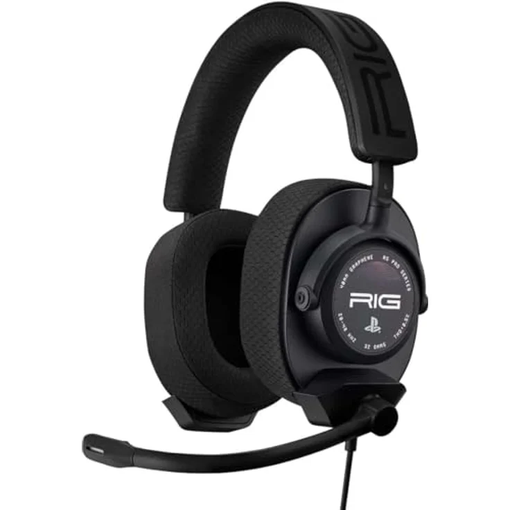 NACON Sony R5 Pro HS, Kabelgebundenes Gaming-Headset in Schwarz, offiziell lizenziert für PS5 und PS4, 40-mm-Graphen-Lautsprecher, 3,5-mm-Klinkenstecker – Bild 3
