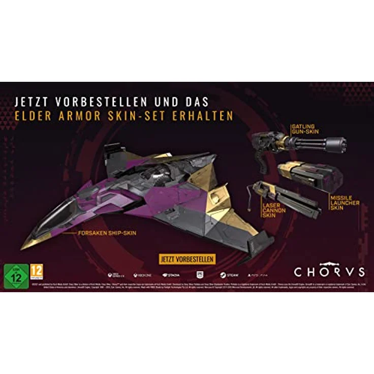 Deep Silver Chorus Day One Edition (PC) (64-Bit) - Actiongeladener Space-Shooter mit Elder Armor Skin Set DLC enthalten – Bild 2