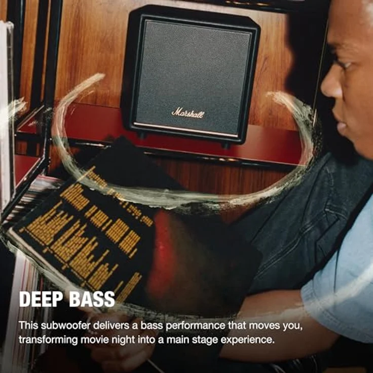 Marshall Heston Sub 200, Kabelloser Subwoofer mit tiefem Bass und Marshall App-Steuerung – Bild 2