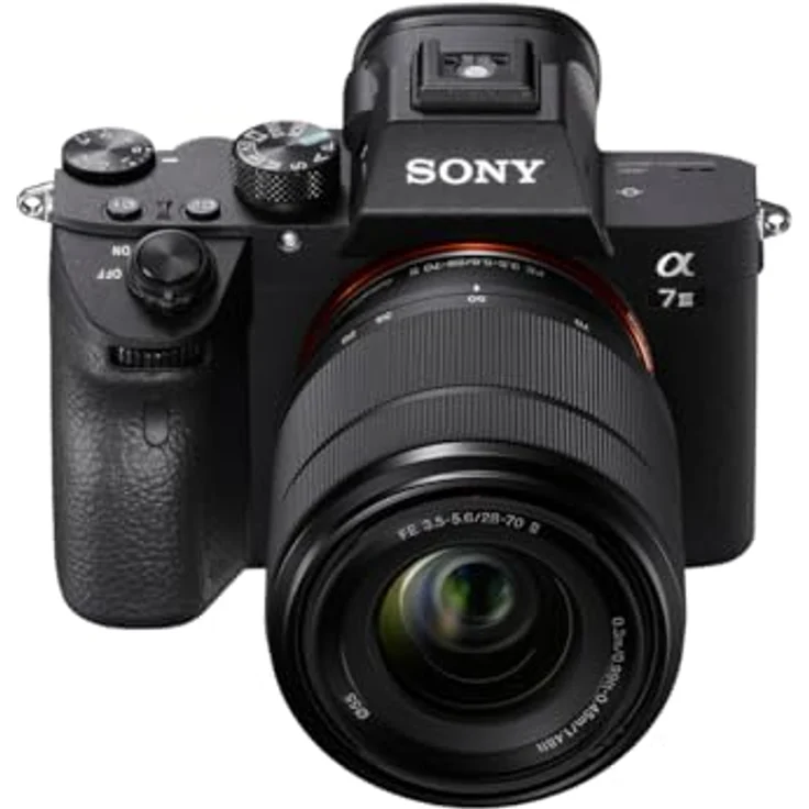 Sony a7 Mk III, Vollformat Digitalkamera mit 24.2 MP, 4K Video und FE 28-70mm OSS II Objektiv, schwarz – Bild 1