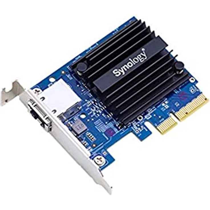 Synology E10G18-T1 10GB NW Card W 10GBASE-T Ports, Black/Blue