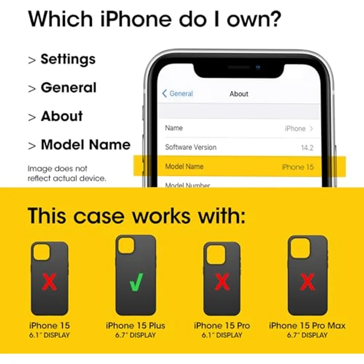 OtterBox Premium Pro Privacy Glass Displayschutz für iPhone 15 Plus, gehärtetes Glas, überragender Kratzschutz, übersteht Stürze bis zu 1.8m, antimikrobieller Schutz – Bild 2