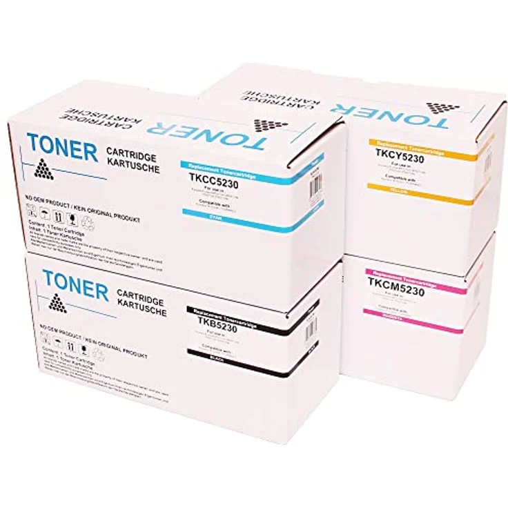 ABC Tonerkartusche Set 4x, Kompatibel für Kyocera TK-5230, Schwarz, Cyan, Magenta, Gelb, Seitenleistung bis 2600 Seiten – Bild 3