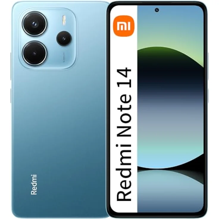 Xiaomi Redmi Note 14 Global Edition Smartphone 8GB + 256GB Blau 6,67 Zoll AMOLED 120Hz 50MP 5110mAh 45W Schnellladung – Bild 1