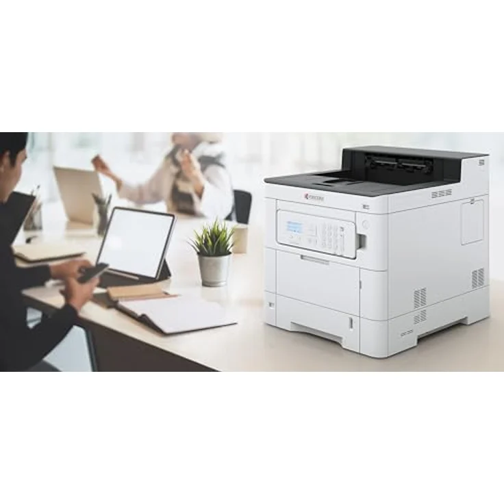 Kyocera Klimaschutz-System Ecosys PA4000cx Laserdrucker Farbe: 40 Seiten pro Minute. Farblaserdrucker mit neigbarem Bedienfeld, Duplex-Einheit, 100+550 Blatt Papierzufuhr, Gigabit LAN, Mobile Print – Bild 5