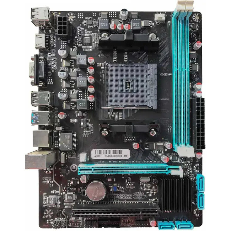 Douself AA88-Motherboard, unterstützt Prozessoren der Serien FM2, FM2+, unterstützt Speicherfrequenzen 1066 Hz/1333 Hz/1600 Hz, Metall