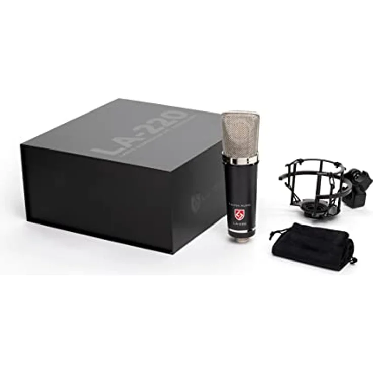 Lauten Audio LA-220 V2, Großmembran Kondensatormikrofon mit Nierenrichtcharakteristik und Frequenzgang von 20 Hz - 20 kHz, schwarz – Bild 6