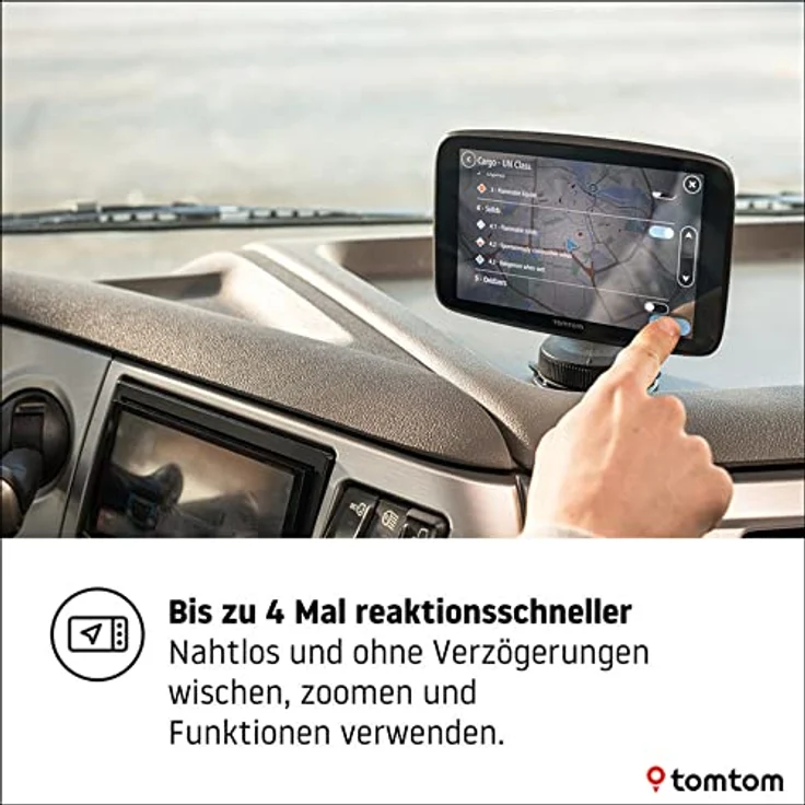 TomTom GO Expert EU 7" LKW/Trucker Navi, professionelle Navigation mit individuellen Routen und wöchentlichen Karten-Updates – Bild 7