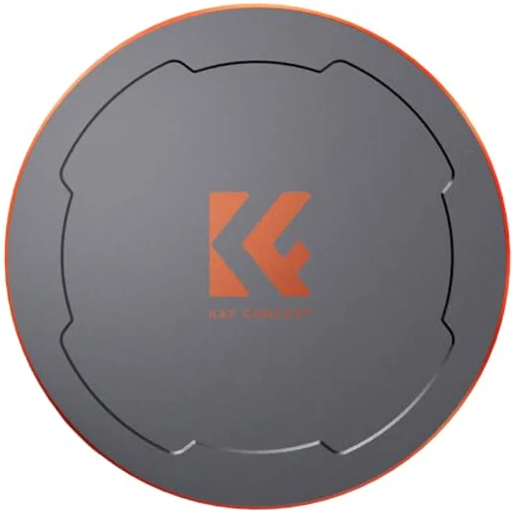 K&F Concept 2-in-1 Magnetic Metall Objektivdeckel mit Gewinde, 86mm, kompatibel mit K&F Concept Magnetischen Filtern und universellen Objektiven