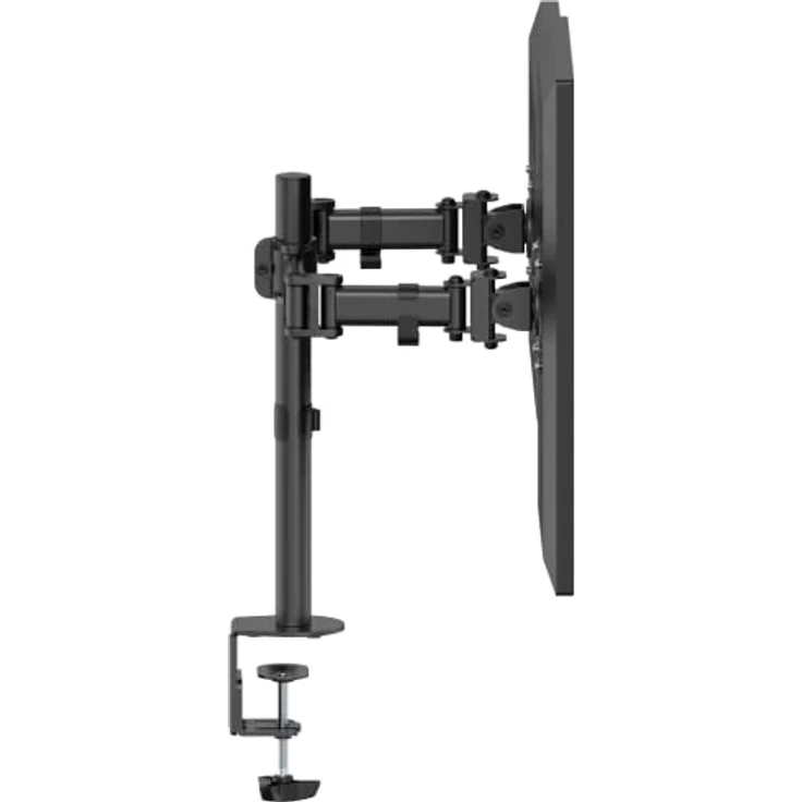 ULTRADESK Skeleton Doppelter Monitorständer für Schreibtische - 2X bis zu 27-Zoll-Monitore - 360°-Schwenkarm - Höhenverstellung - 40x11,6x45cm – Bild 2