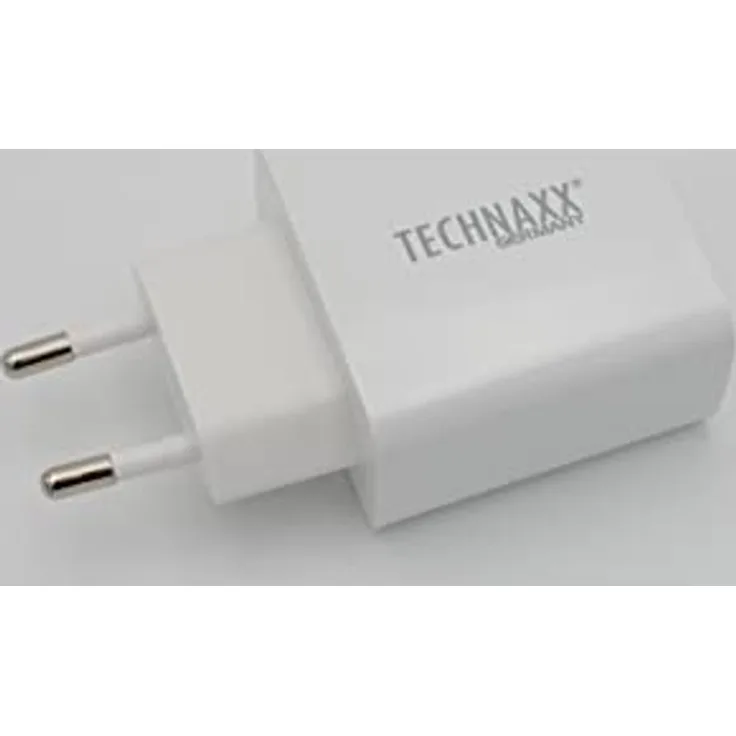 Technaxx 20W USB-C Schnellladegerät TX-196 für Handy & Geräte - USB Netzteil Netzstecker mit Ladekabel - 1xUSB C Schnell Ladegerät, Intelligente Ladeüberwachung, GS-geprüft, 3 mal schneller als üblich