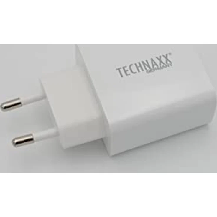 Technaxx 20W USB-C Schnellladegerät TX-196 für Handy & Geräte - USB Netzteil Netzstecker mit Ladekabel - 1xUSB C Schnell Ladegerät, Intelligente Ladeüberwachung, GS-geprüft, 3 mal schneller als üblich – Bild 1