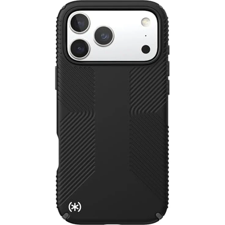 Speck Presidio2 Grip Hülle für Apple iPhone 17 Pro Max, mit Microban-Beschichtung, Armor Cloud Fallschutz, MagSafe-kompatibel, Schwarz – Bild 3