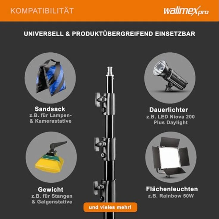 Walimex WT-420 Lampenstativ (420 cm) – Bild 9