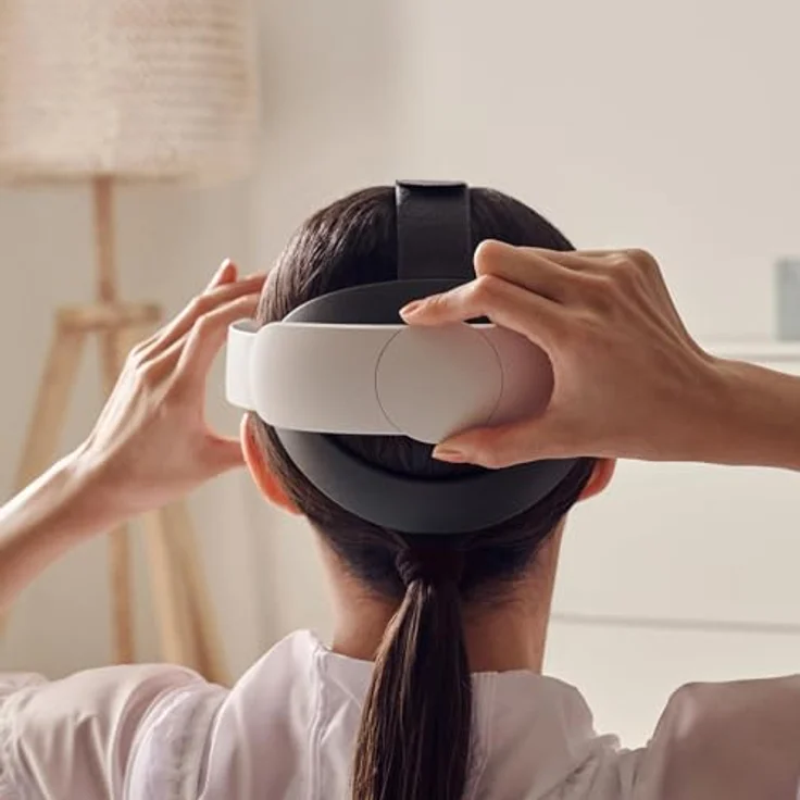 Oculus Meta Quest Elite Strap für Quest 3, Weiß, Gurt mit elastischen Bändern aus Fabric, Plastic und Silicone – Bild 7
