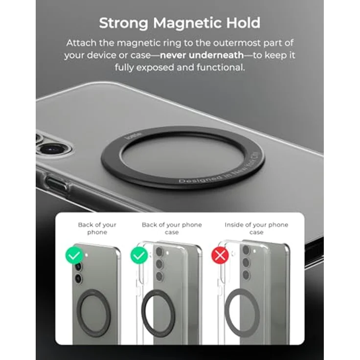iOttie iTap 3, Magnetische Smartphone Halterung mit Teleskoparm und N52-Magneten, Schwarz – Bild 5