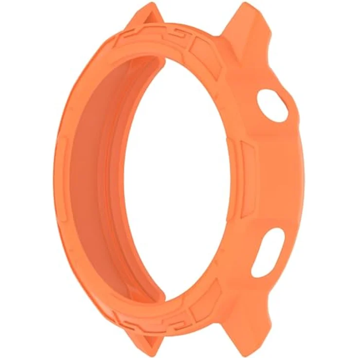 GIOPUEY Hülle für Garmin Venu 4 45mm, Weiches TPU Silikon Schutz Case Cover - orange, hervorragender Schutz und präzise Passform – Bild 2