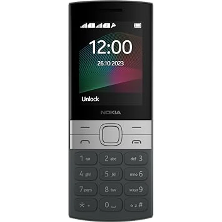 Nokia 150 Feature Phone mit UKW-Radio, Kamera mit Blitz, leistungsstarkem Akku - Black – Bild 1