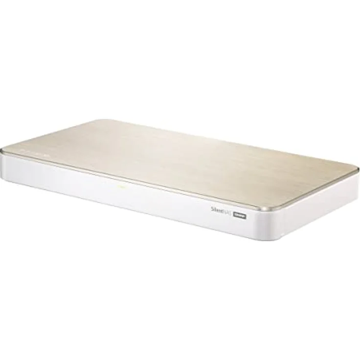 QNAP HS-453DX-8G lüfterloses Multimedia NAS-System, hybride Speicherstruktur, 10 GbE Konnektivität, HDMI 2.0 4k Ausganff, weiß – Bild 2