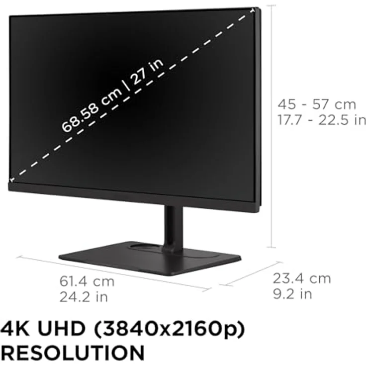 Viewsonic VP2776T-4K LED-Monitor 4K 27 Zoll – Bild 6