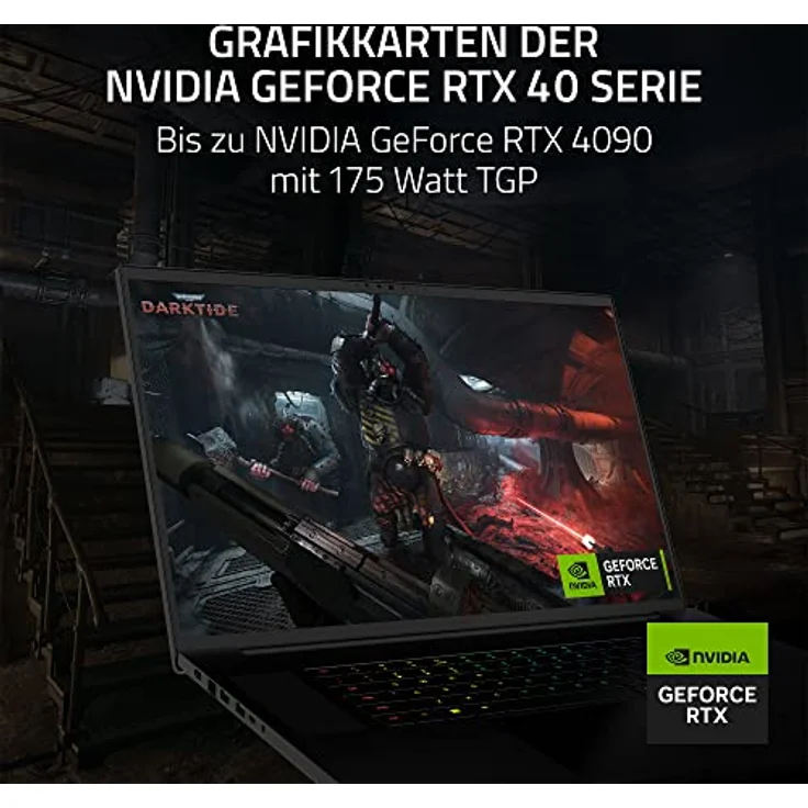 Razer Blade 18-18 Zoll Gaming Laptop (NVIDIA Geforce RTX 4060, Intel i9-13950HX, QHD 240Hz Display, 16GB DDR5 RAM, 1TB SSD, Alu-Gehäuse) QWERTZ DE-Layout | Schwarz – Bild 3