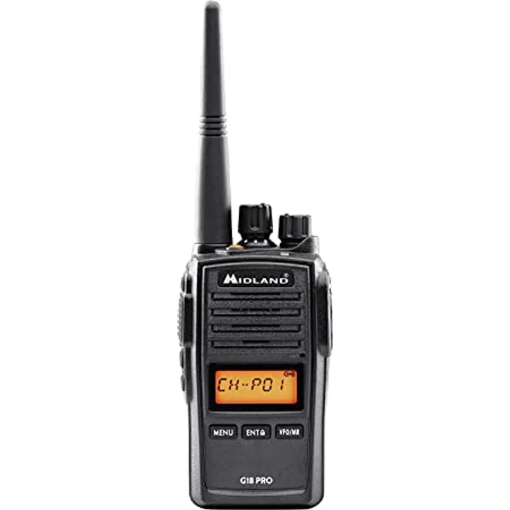 Midland Walkie Talkie G18 Pro PMR C1145.02, IP67, 16 Kanäle, 99 Kanalspeicher, 50 CTCSS und 105 DCS, 19 Stunden Akkulaufzeit – Bild 2