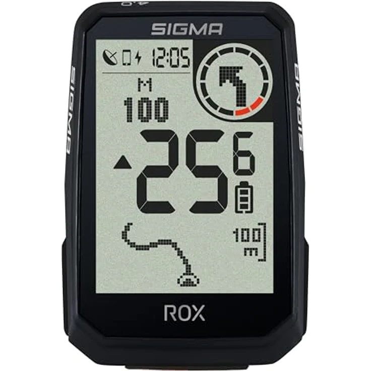SIGMA ROX 4.0 Endurance Black, kabelloser GPS Fahrradcomputer mit 41 h Akkulaufzeit, E-Bike Kompatibilität, Geschwindigkeits-, Herz- und Trittfrequenzsensoren, OVERCLAMP Butler – Bild 3
