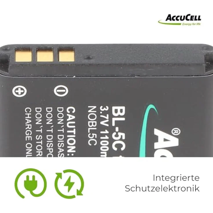 Akku passend für Primo by Doro Li-ion Battery 3.7VDC-1100mAh-4,1Wh RCB01P02 – Bild 4