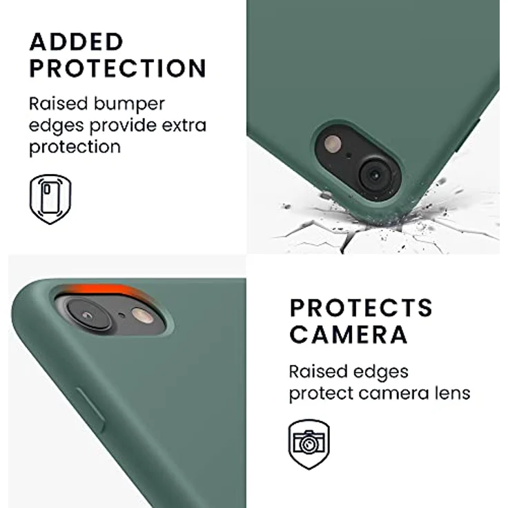 kwmobile Handyhülle, Hülle für Apple iPhone 7 - 8 - SE (2020) - TPU Silikon Handy Schutzhülle Cover Case – Bild 3