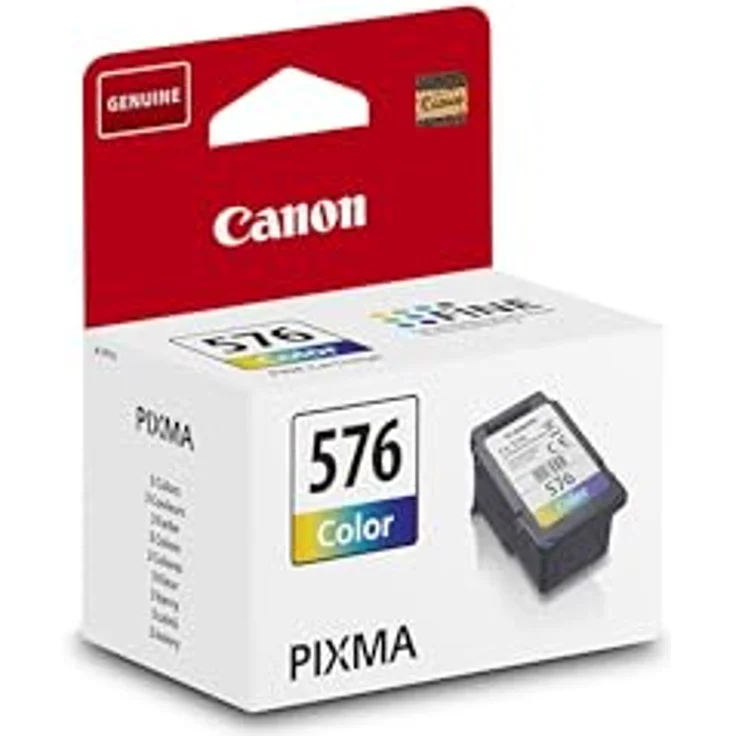 Canon CL-576 Tintenpatrone, 6,2-ml Tinte für lebendige Farben, Druck von bis zu 100 Dokumentenseiten in A4 – Bild 2