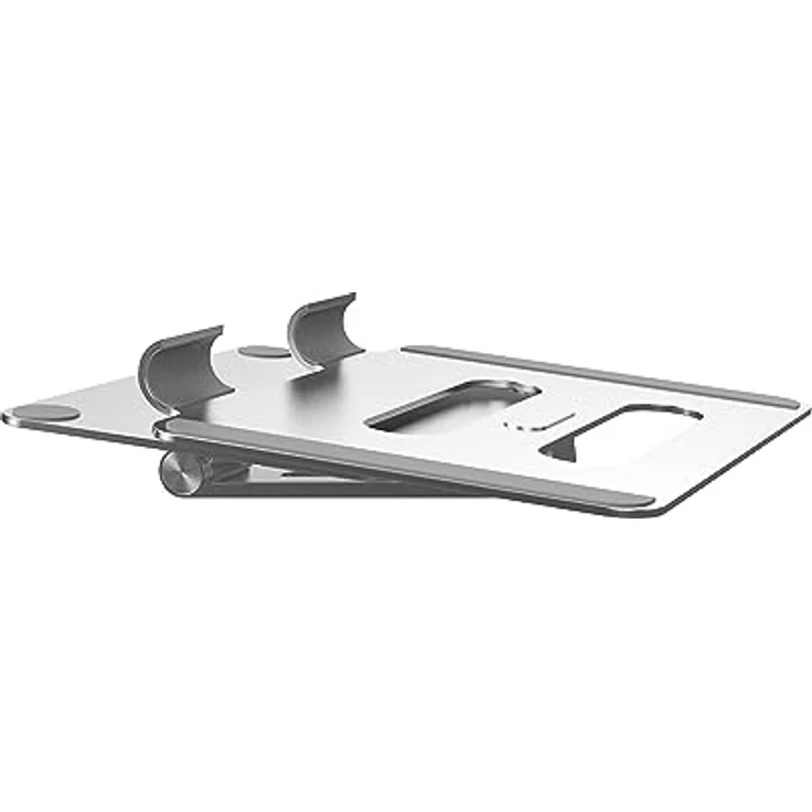 my wall Klappbare Halterung für Tablets & Smartphones HT18L, bis 14 Zoll, Tischhalterung Tablet, Handy Halterung, Ergonomisch einstellbar, 360° Drehung, Aluminiumständer, Tablet Ständer – Bild 3