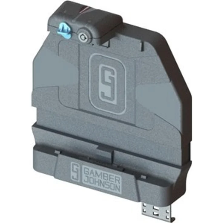 Gamber-Johnson 7160-1807-04, Dockingstation für Zebra ET4X 10", grau, mit doppelt betriebenen USB-Anschlüssen