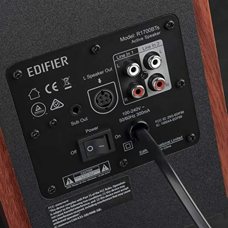 Edifier® R1700BTs Stereo Regal-Lautsprecher (Bluetooth, 66 W, Mit QUALCOMM APTX HD) in Schwarz – Bild 6