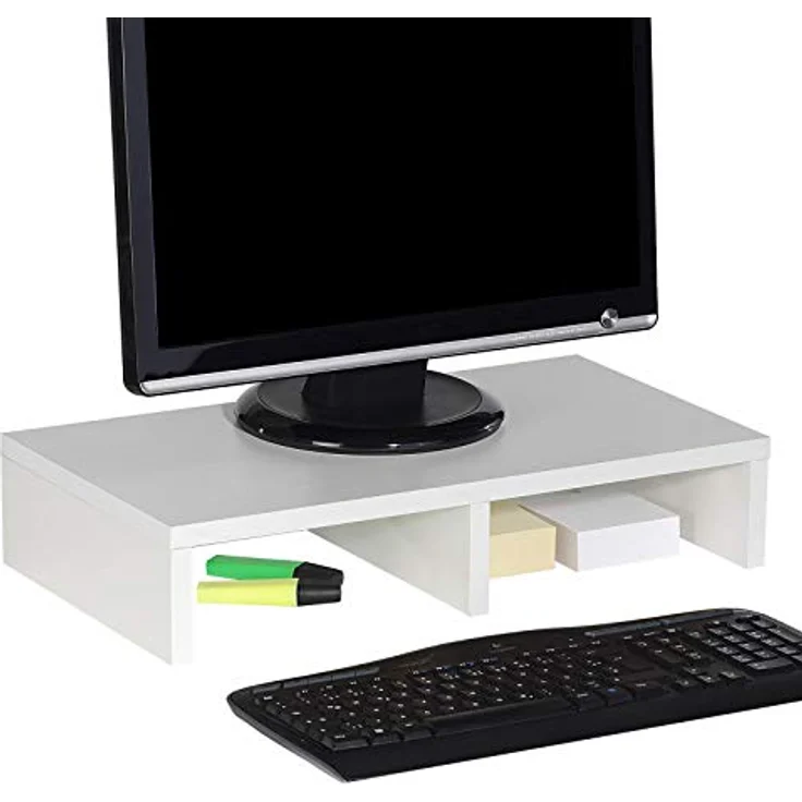 Monitorständer MONITOR in weiß 50 cm breit – Bild 3