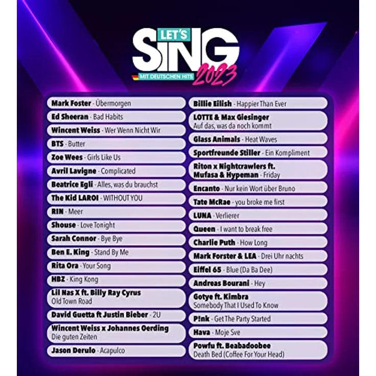 Let's Sing 2023 German Version (Nintendo Switch) – Bild 2