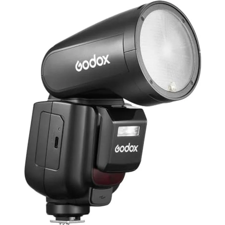 GODOX V1PRO S - Round Head Flash for Sony, 76W Output Power, 2.4GHz X Wireless System, Integrated LED Modeling Lamp, Black – Bild 5