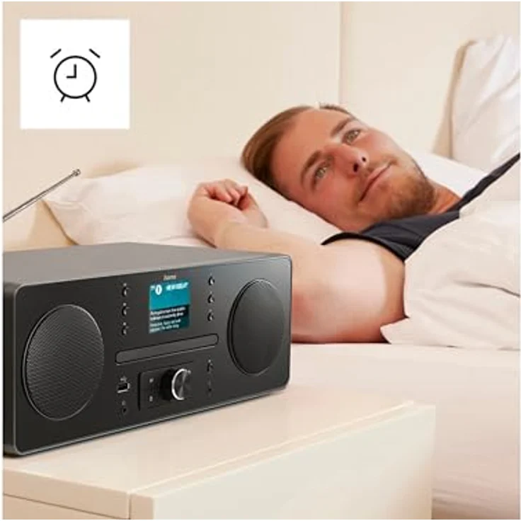 Hama DIR1570CBT (DAB, DAB+, FM, Bluetooth), Radio, Schwarz – Bild 5