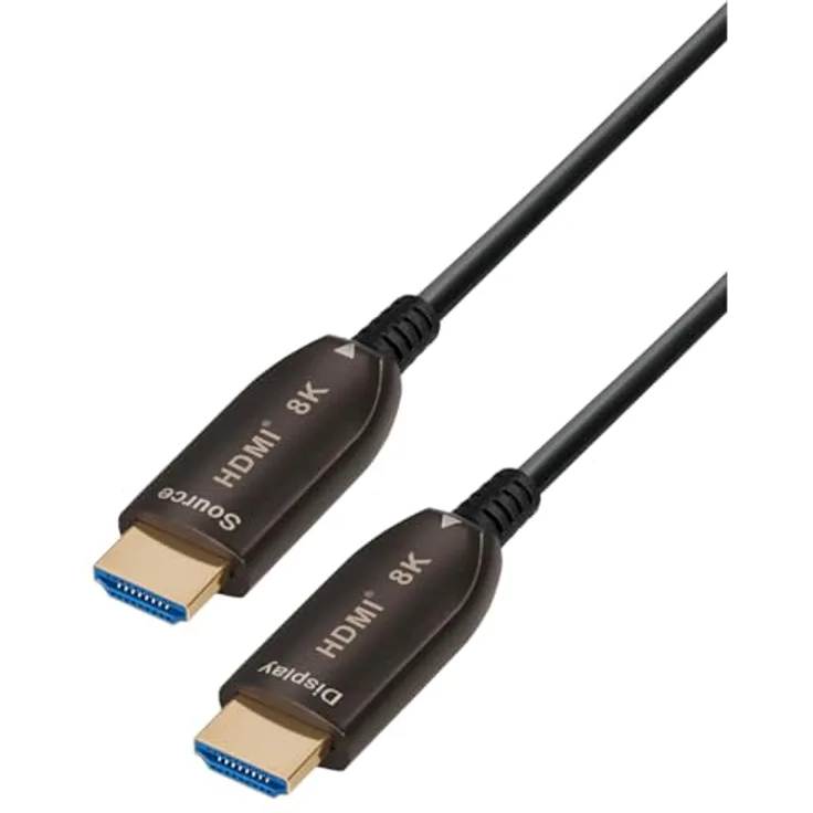 MaxTrack aktives HDMI® Glasfaser Kabel C507-30ML - HDMI 2.1, 8K@60Hz, 4K@120Hz, eARC, 3D, HDR, HDCP 2.2, YUV 4:4:4, bis zu 100m Reichweite